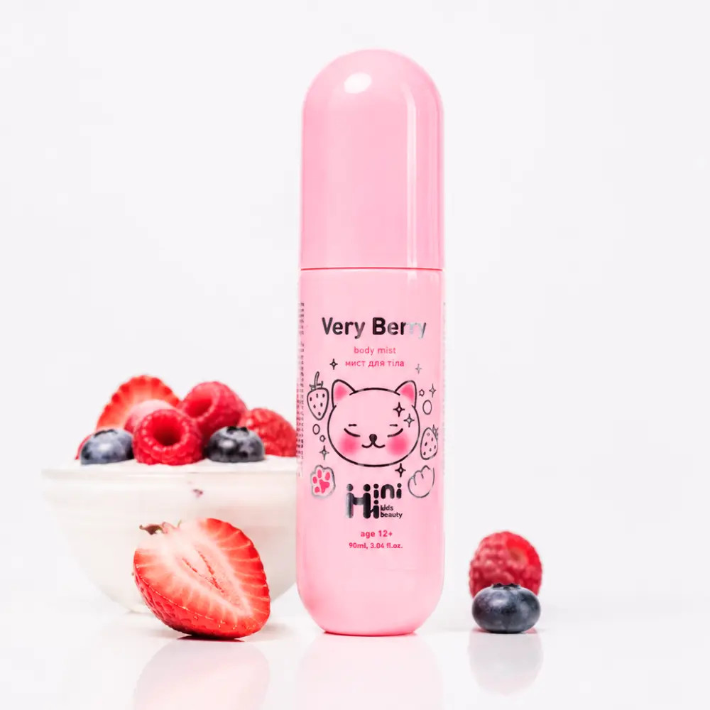Спрей-міст для тіла MiniMi "Very Berry" 90 мл — ягідний аромат, зволожуючий